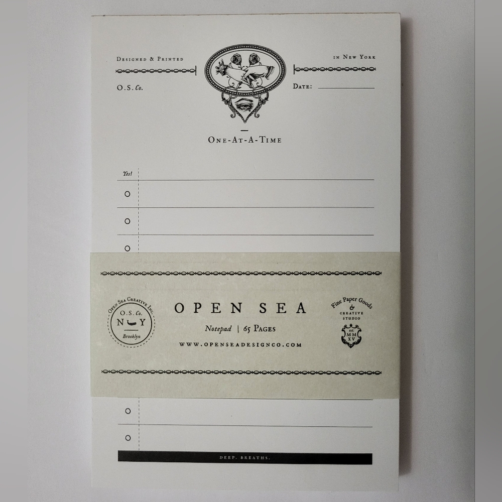Open Sea Seeing Eye Notepad with Nautical Design